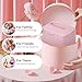 OCHEAL Makeup Bag Large Capacity Travel Make up Pouch for Cosmetics, Vertical Storage with Divider Toiletry Bag for Skincare Organization-Pink