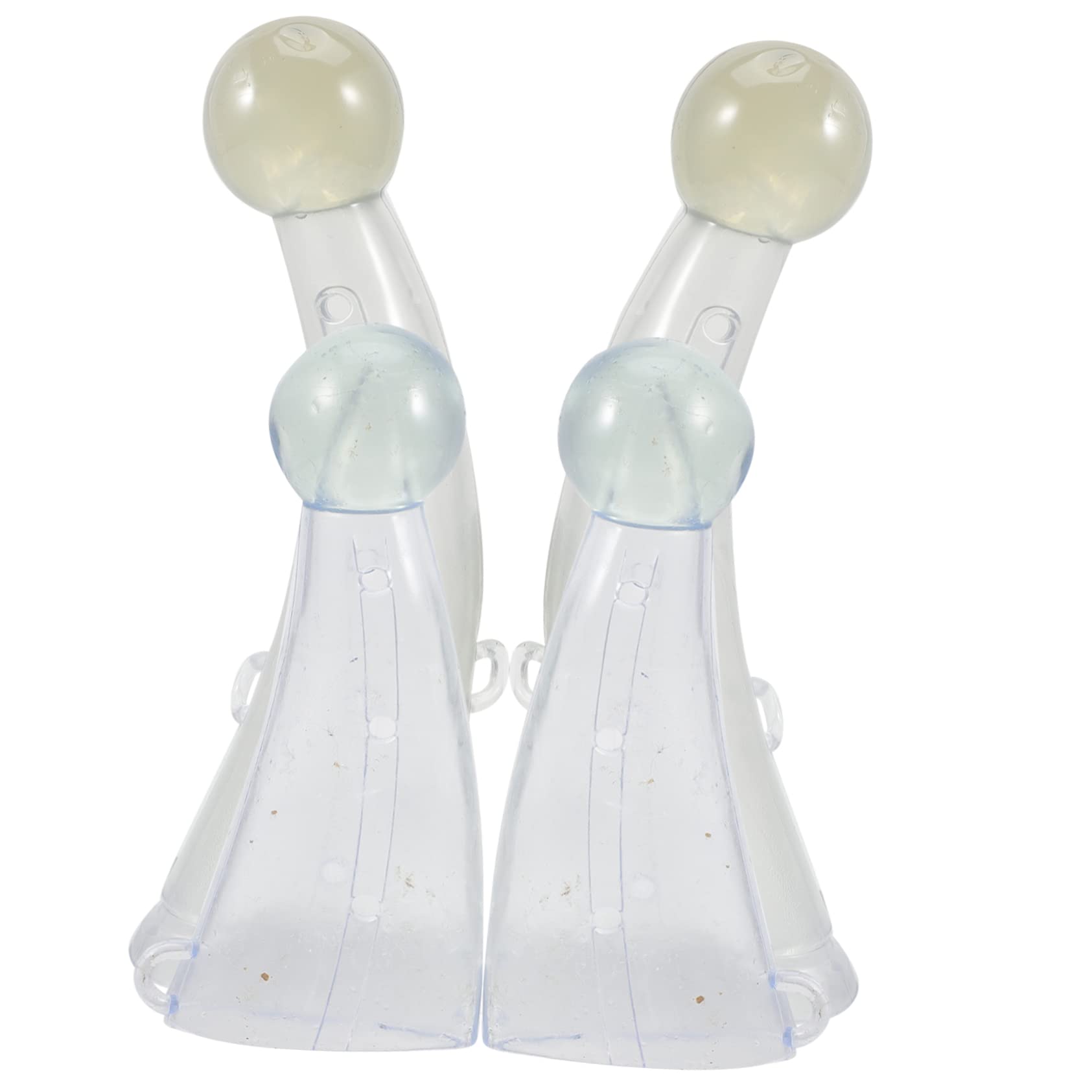 Hemobllo Protezione per Corna di Mucca in Silicone Resistente, Copertura Protettiva per Corno Bovino Design Ventilato, Set da 2 Paia per Uso Agricolo e Allevamento Ranch