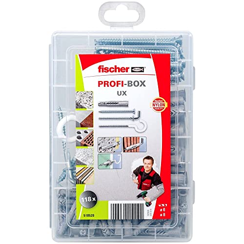 fischer PROFIbox UX + Screw + Hook Set, 518526