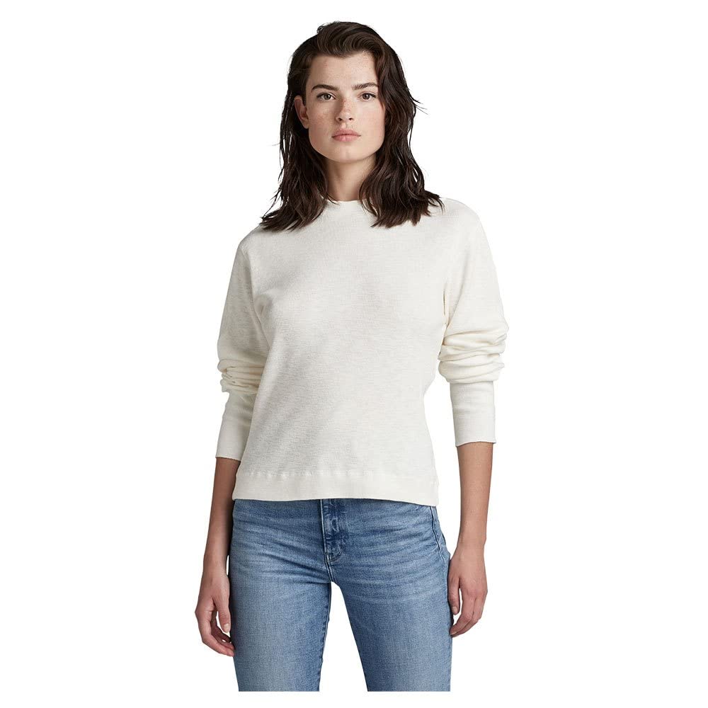 G-Star Women's Swedish Army Top, White (milk D22814-D263-111), XL