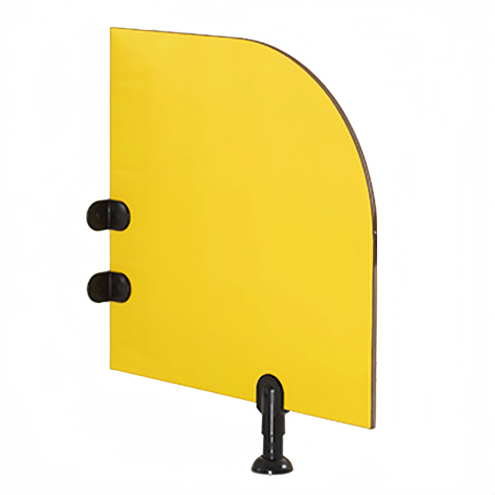 Divisorio per orinatoi per bambini, 60 x 60 cm / 23.6x23.6in, giallo, ideale per scuole, asili, bagni pubblici, facile da installare, per l'igiene e l'igiene