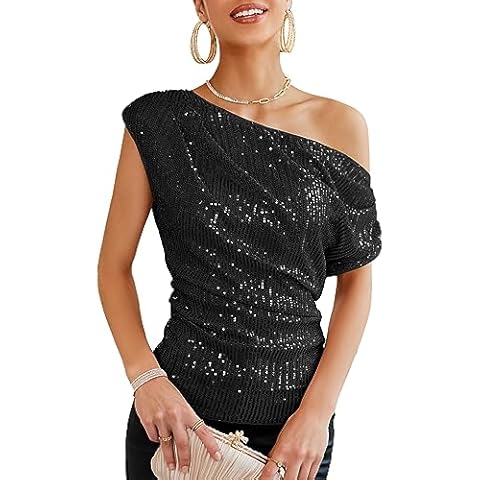 GRACE KARIN Sparkling Sequin Party Vest Cover