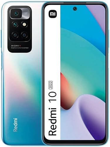 Xiaomi Redmi 10 2022 4G LTE (64 GB + 4 GB) LTE GSM desbloqueado 6.5 pulgadas 50MP Quad Cam (Tmobile Mint Tello e International Global) + (con