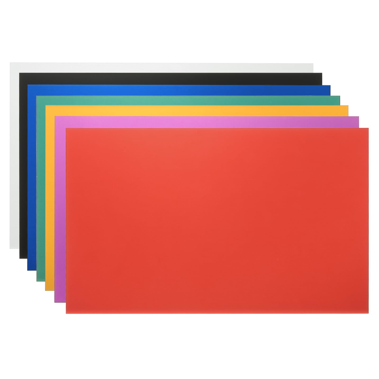PATIKIL 7 Pezzi Lastra in Alluminio Anodizzato da 5x8 Pollici 7 Colori