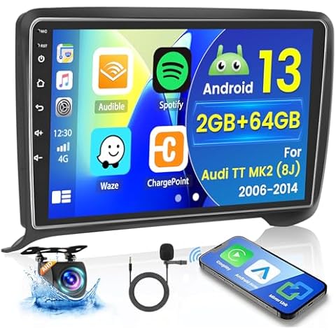 Hikity Audi TT MK2 Android Car Stereo Cover