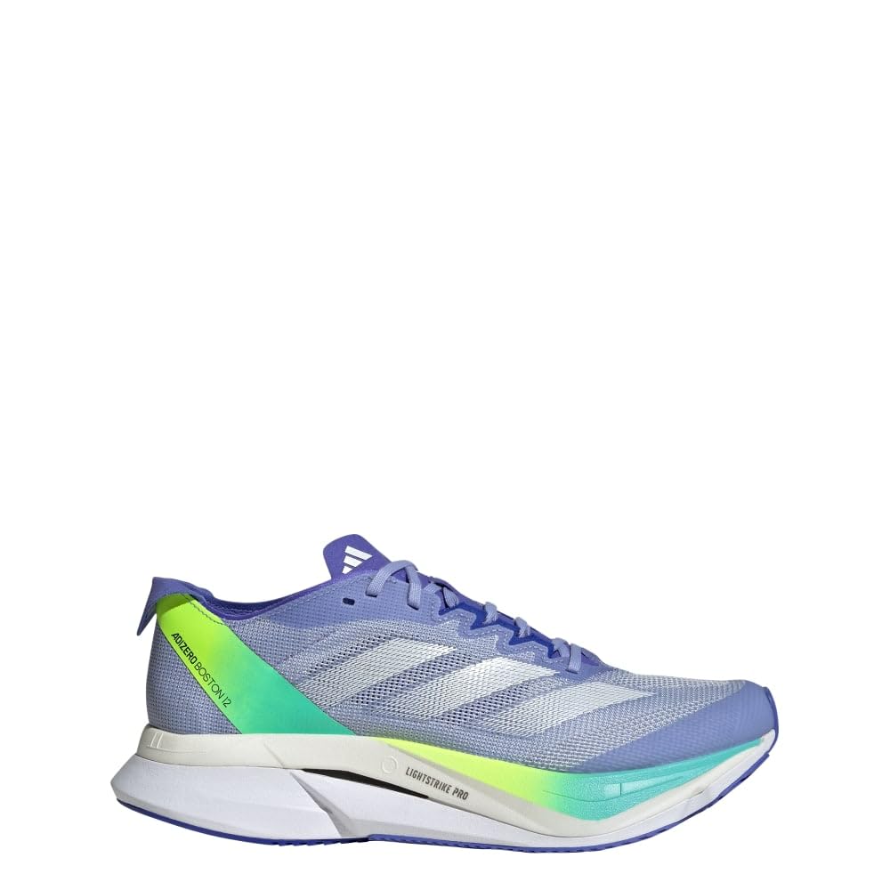 Womens Adizero Boston 12 Running Sneakers Shoes - Blue