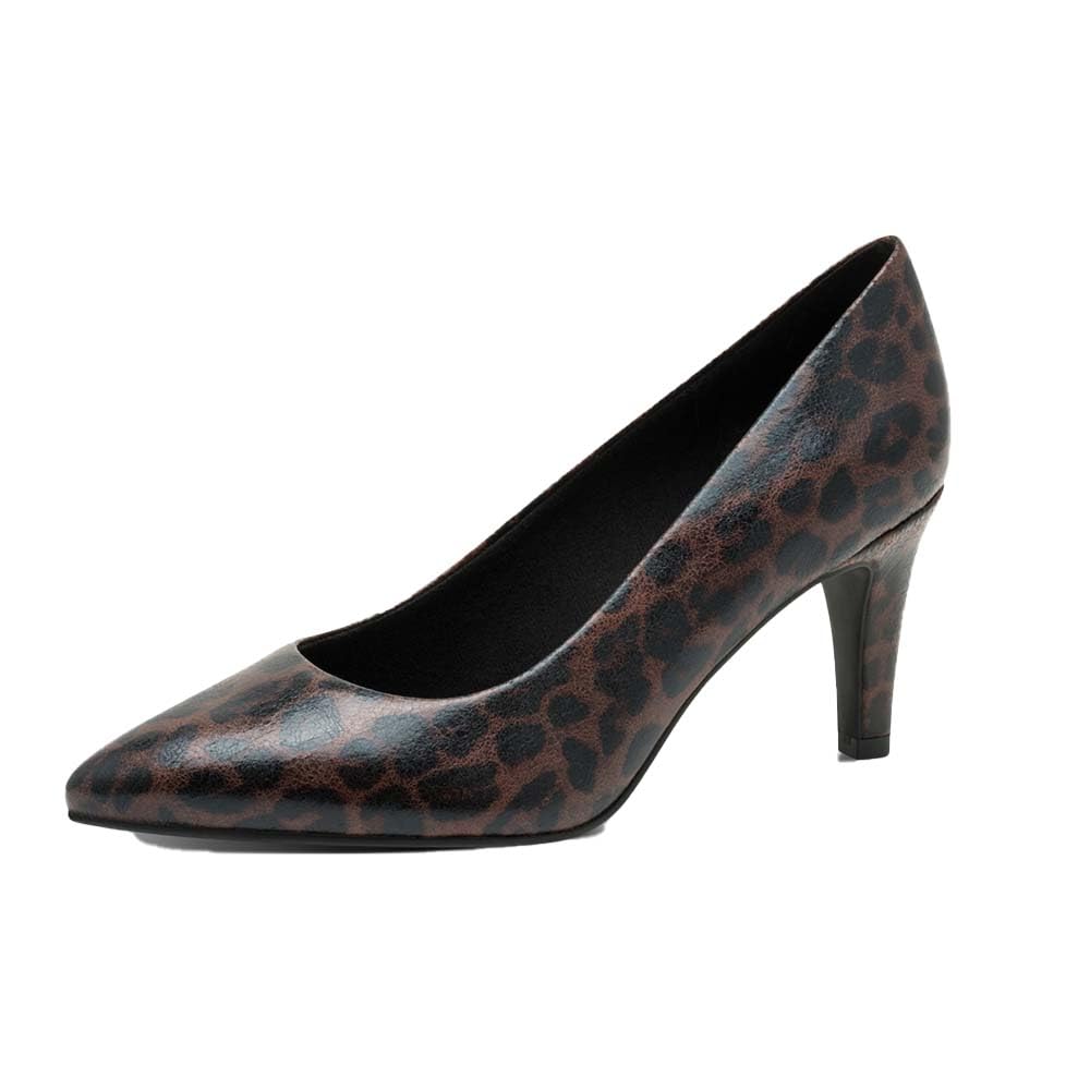s.Oliver Women's 5-22411-45 Pumps, Brown Leo, 39 EU, Brown Leo, 7 UK