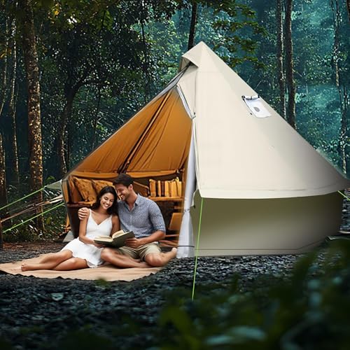 Carpa Yurt para Camping 3 Personas 4 Estaciones 118x118x79 in miniatura 7
