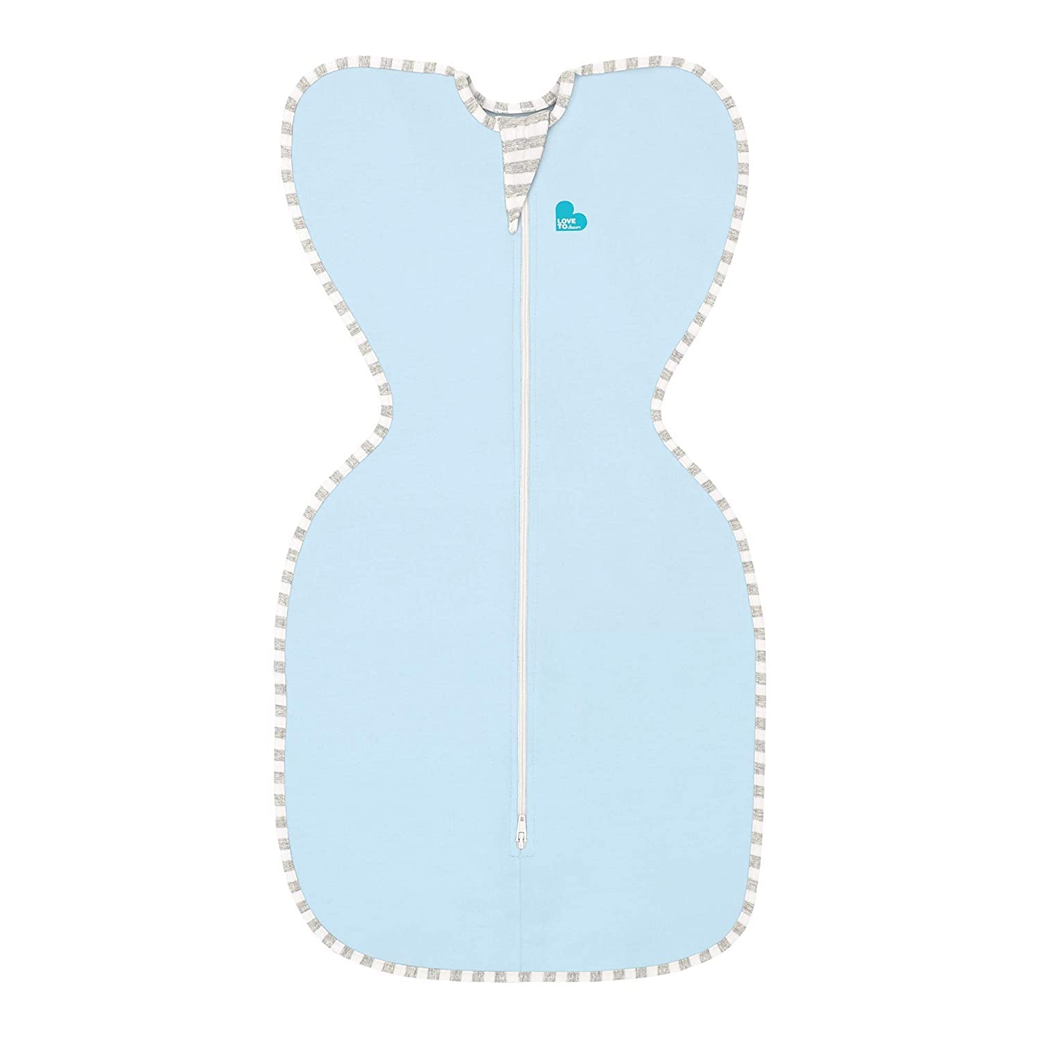 Love to DreamSwaddle, Baby Sleep Sack, Swaddle Up Self-Soothing Swaddles for Newborns, Get Longer Sleep, Snug Fit Helps Calm Startle Reflex, Lite 0.2 Tog, 5-8.5 lbs, Blue