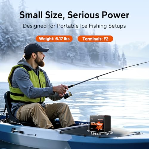 Image of Litime 12V 30Ah Ice Fishing & Portable Bluetooth LiFePO4 Battery, 12 Volt Mini Self-Heating Lithium Battery, 4000+ Deep Cycle, Built-in BMS, Low-Temp Protection for Fish Finder, Kayak, Camping 4Pack
