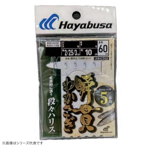 ハヤブサ 瞬貫わかさぎ 秋田キツネ 段々ハリス5本 C262 1-0.2