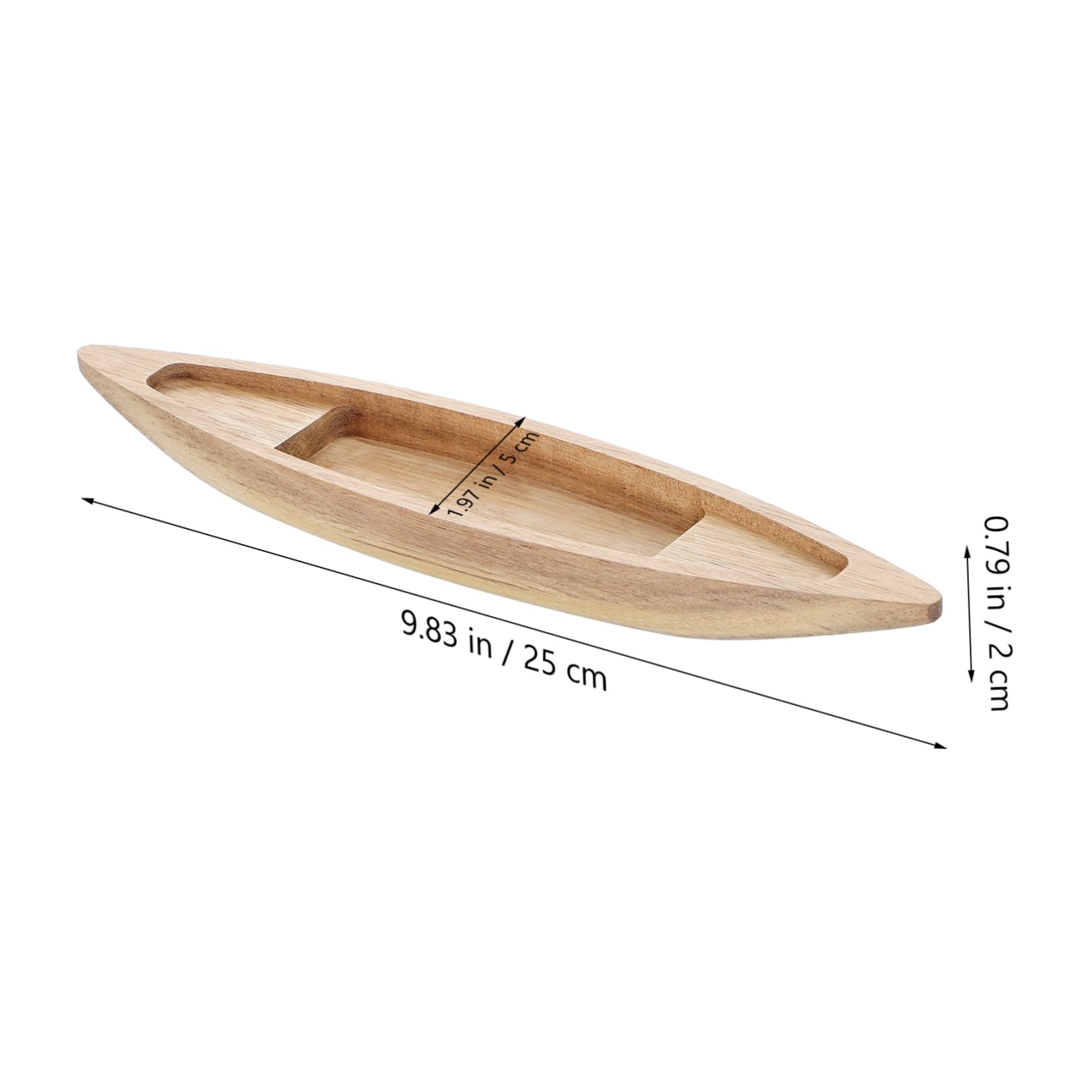 Healifty Unfinished Wooden Boat Model Ornament for DIY Projects Sturdy Desktop Decoration Create Unique Home Decor with Designs