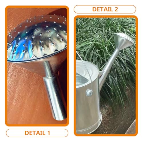 image for Balacoo Watering Can Rose Head: Sprinkler Head Metal Watering Can Atta