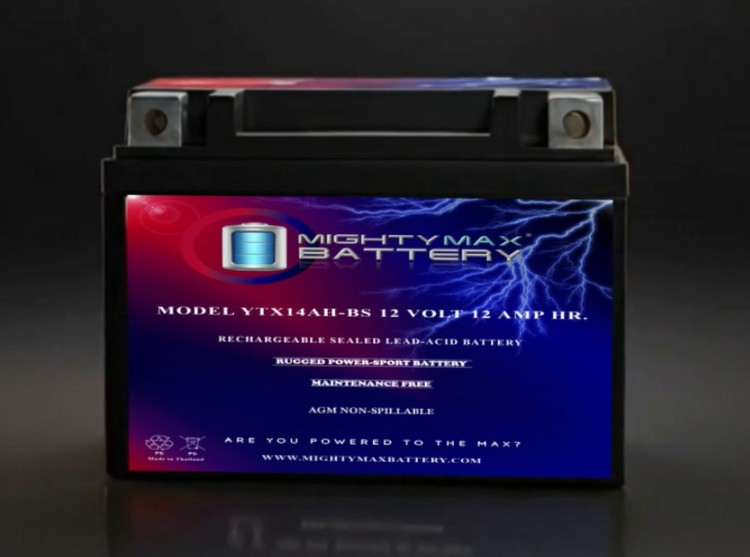 ☆ Meister マイスター M3854Y NEWドリー 黄 #12 766 MIGHTY MAX BATTERY YTX9-BS SLA Battery for Kawasaki 300 EX300