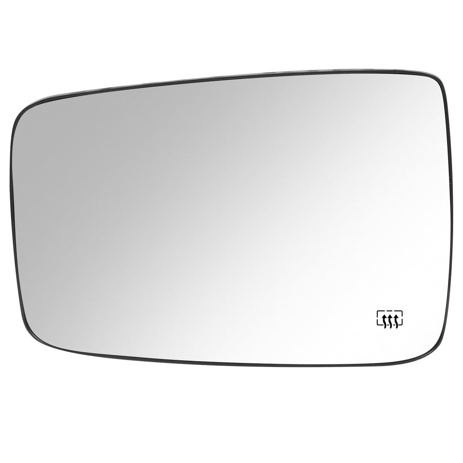 For Dodge Ram 1500/2500 Driver Side Heated Mirror Glass | 2009-2018 Truck Mirror Replacement | Convex Design + Built-In Heater | Easy Install