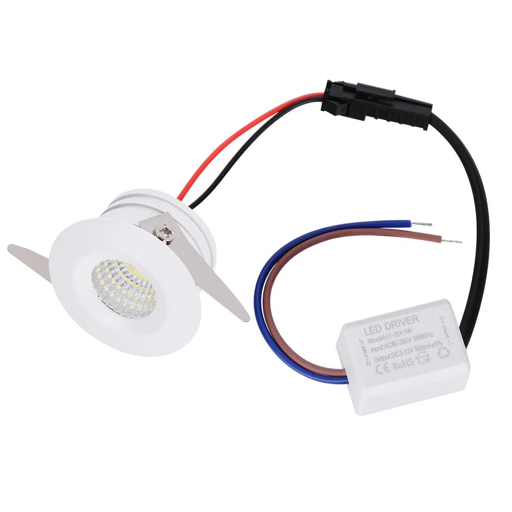 Mini Faretti LED Da Incasso Bianco Caldo Da 3 W, Mini Faretti LED Per Vetrine Illuminazione Per Interni Cartongesso Include Trasformatore Separato 92404835