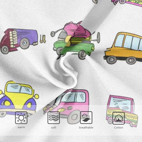 Cotton Toddler Underwear Floral Cute Vehicles White Little Girl Panties Florals Briefs Undies Kids 2t3