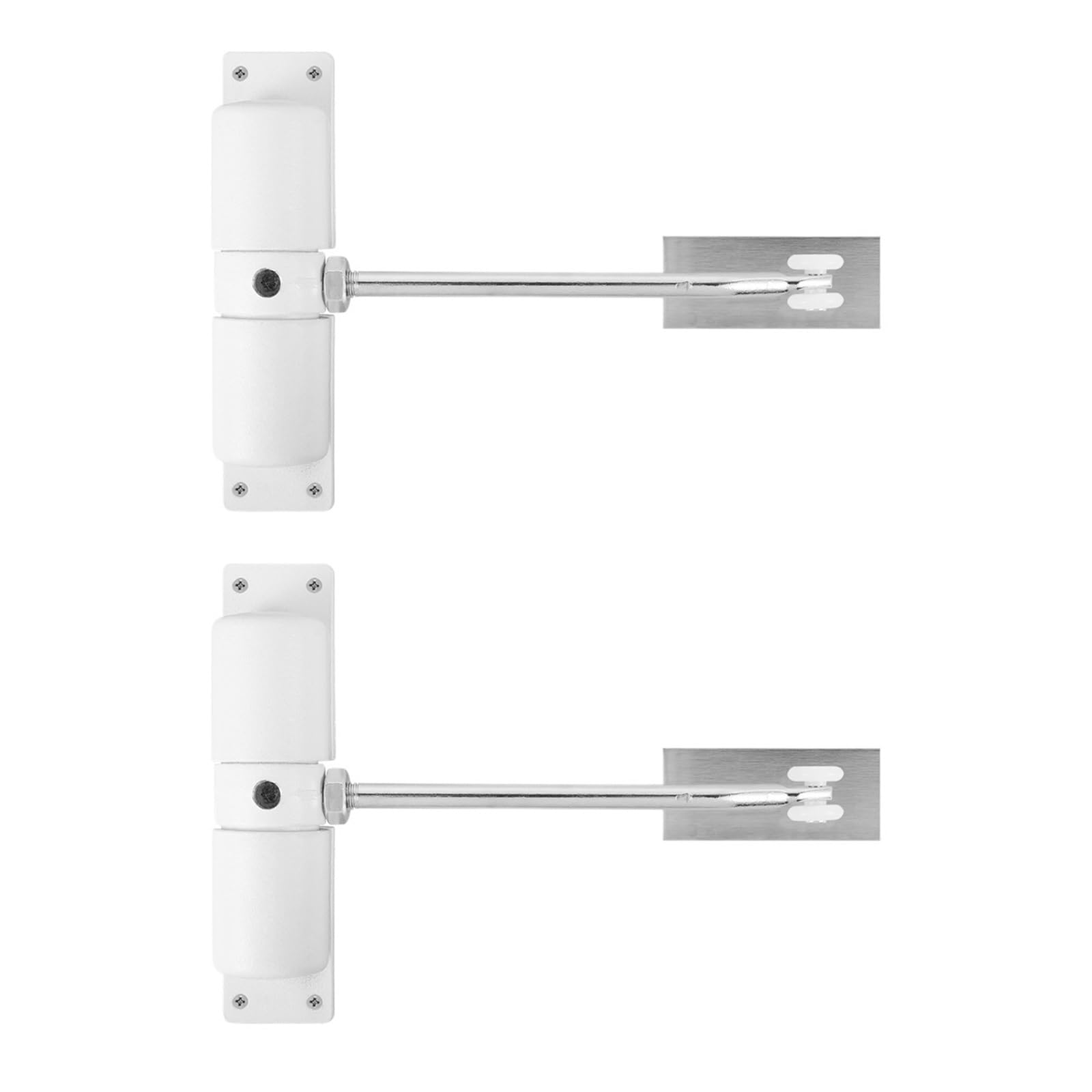 Chiudiporta a molla in metallo resistente, montato su cerniera | Hardware di sicurezza durevole for la chiusura automatica delle porte interne ed esterne(2 Pcs)