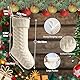 meioro Weihnachtsstrümpfe mit Grußkarte, 46cm/18in Große Größe Kabel Strick Weihnachtsstrümpfe, Kamin Hängende Weihnachtsstrümpfe für Urlaub Familie Party Festival Dekorationen (Weiß, 1 Pack)