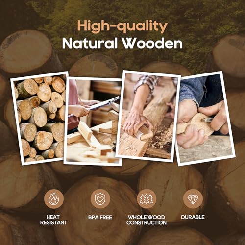 Save 40% on 5-Piece Teak Wooden Spatula Set - Use Code RPUC8ROZ - Image 2