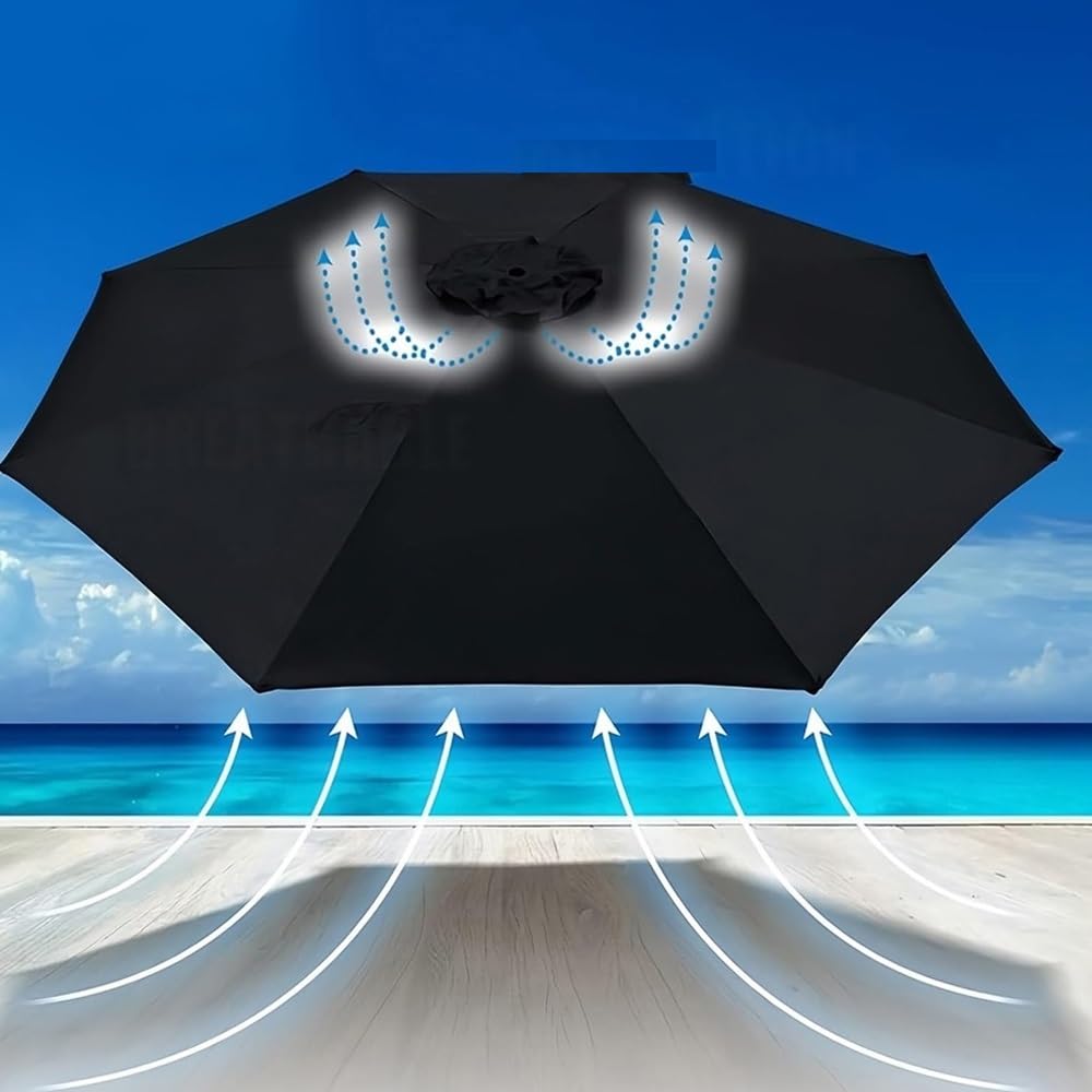 Kwadratowy wolnostojący balkon tarasowy Zamiennik markizy na parasol tarasowy 10x10ft dwuwarstwowy parasol ogrodowy na podwórko, basen zielony 300 x 300 cm (10 x 10 stóp)