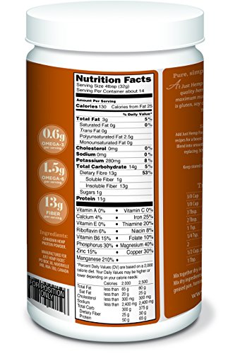 Just Hemp Foods Hemp Protein Powder Plus Fiber Deals, Coupons