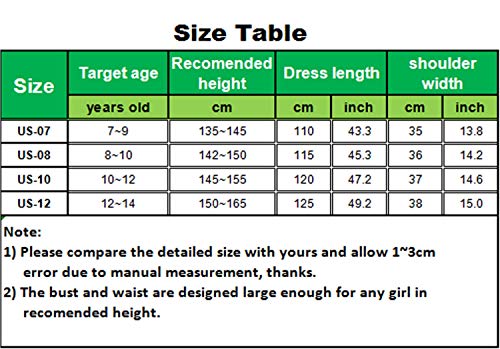 GRACEART Victorian Costume School Pioneer Colonial Outfit Prairie Dress 99.99% Cotton (US-10, Blue) - Image 3
