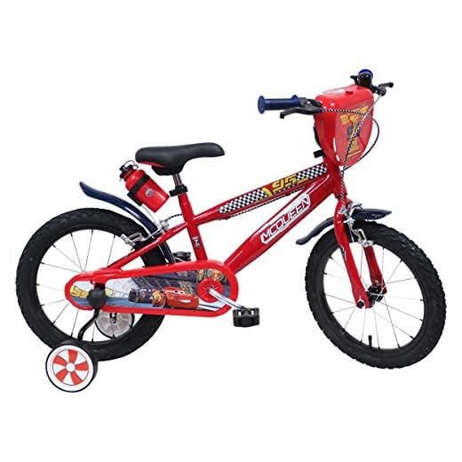 disney_baby Cars Barncykel, Rosa, 16"