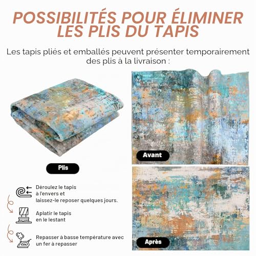 Tapis de salon moderne abstrait MAST DOO 200x300 cm multicolore - 5
