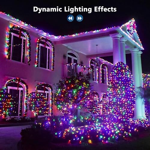 Brizled HHGDELLD048 Color Changing Christmas Lights, 66Ft 200 Led Rgb String Lights With Remote, Dimmable Outdoor Christmas Lights thumb #4