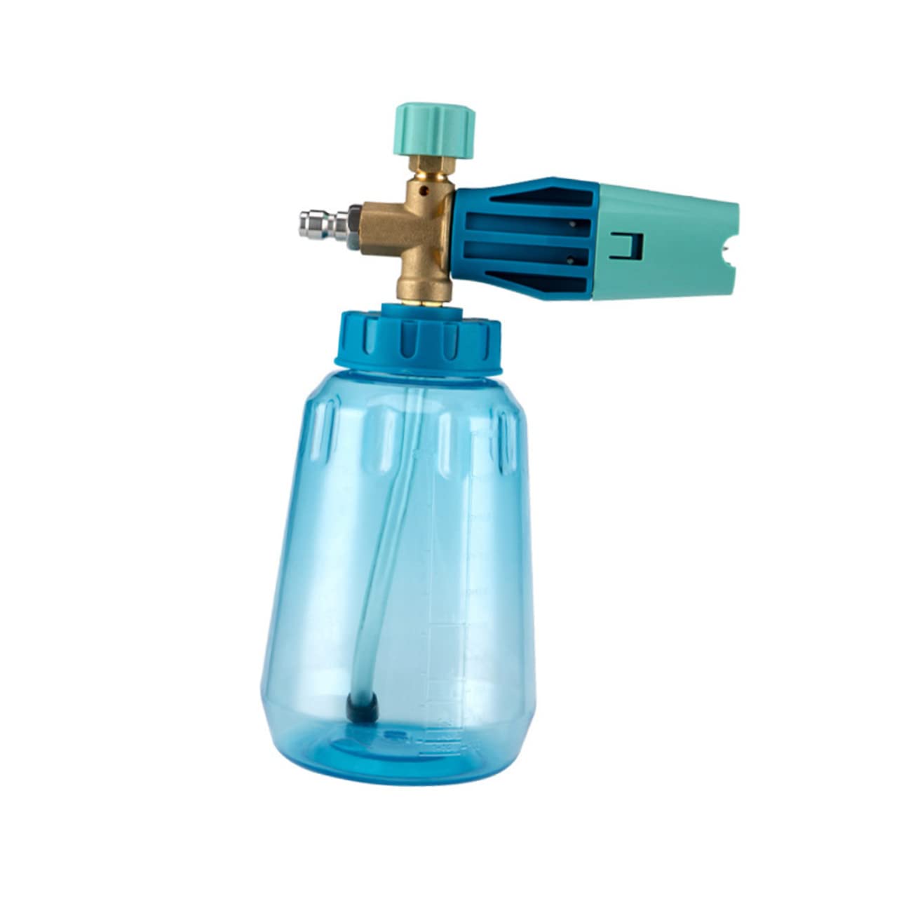 Pistola de Agua a Presión Multifunción para Lavado de Autos | Botella de 1l, Plástico, Caudal Ajustable, Uso en Riego de Plantas y Limpieza Exterior