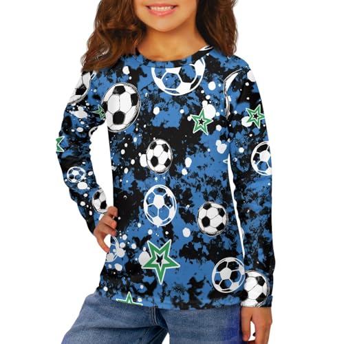 HUIACONG Children Crewneck Shirt for Boys Girls Long Sleeve Tee Shirt for Kids3