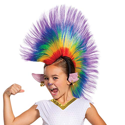 Disfraz Trolls Mundo Tour Rainbow Barb para niños miniatura 6
