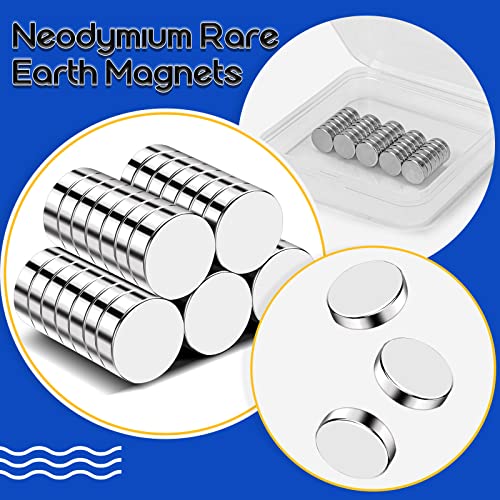 Image of 35 Pcs Small Magnets, 10x3mm Small Fridge Magnet Neodymium Magnet for Whiteboard, Crafts,Kitchen