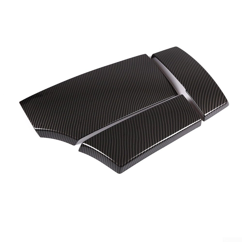 In Fibra di Carbonio Console Centrale Bracciolo Scatola di Immagazzinaggio Copertura Per BMW Serie 5 E60 04-10