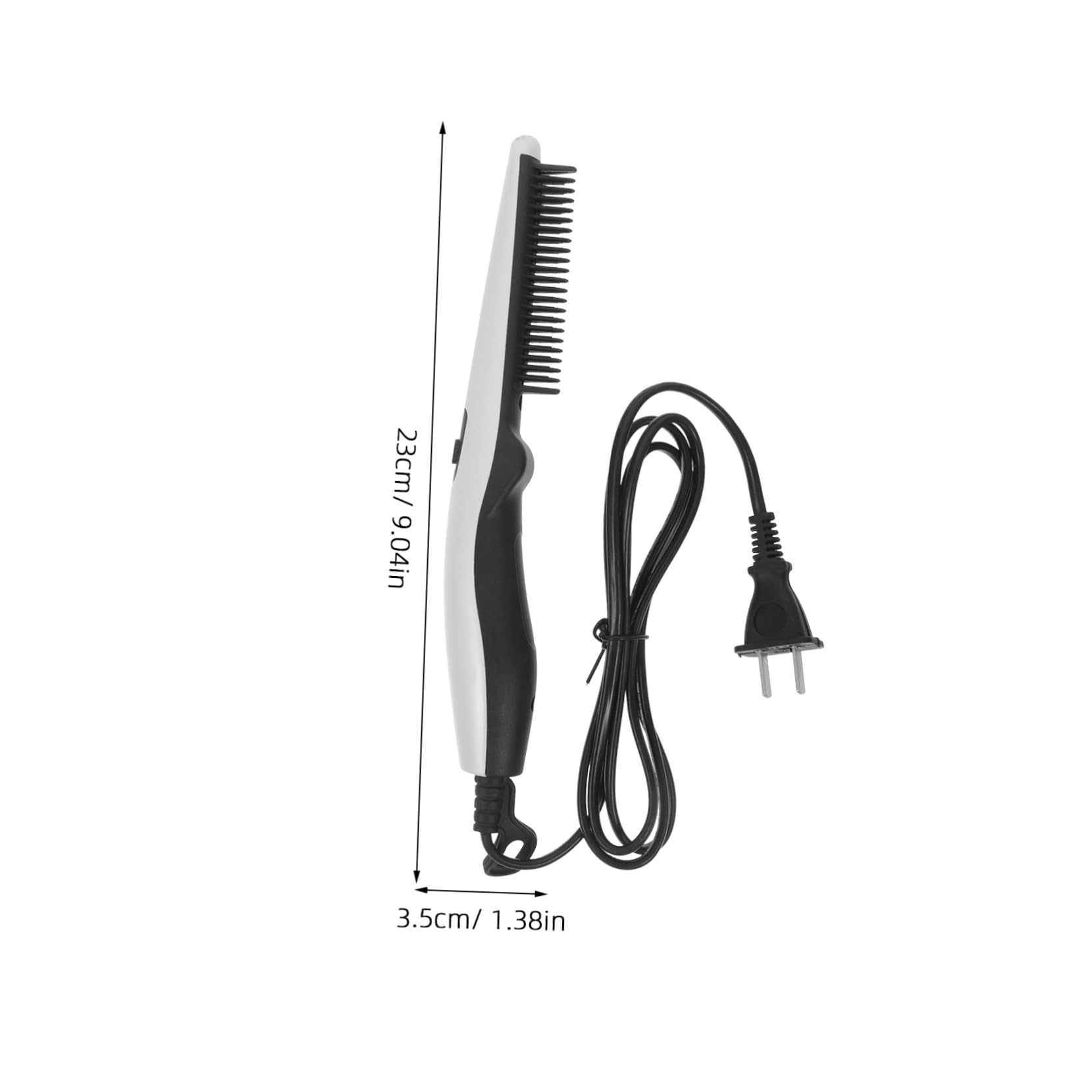 WOFASHPURET 1Pc Electric Hairdressing Comb Multi Purpose Beard Straightening Brush for Men Portable Hair Straightener with Quick Heating Technology Safe Design for Home