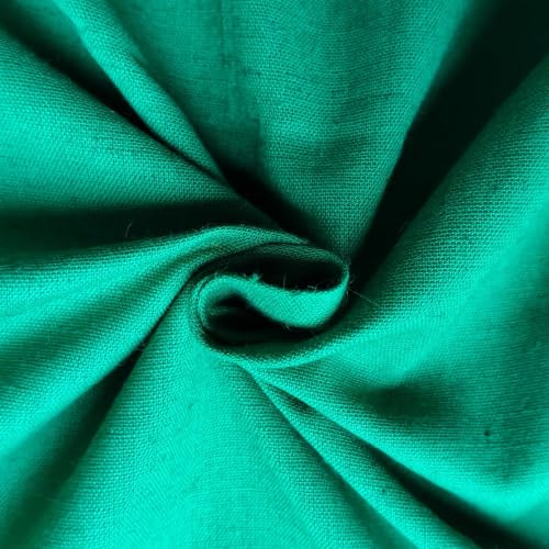 Image of Premium Cotton Flex Fabric for Sewing & Dressmaking | Soft, Breathable, Durable Material | Ideal for Kurtis, Shirts, Dresses, Home Decor & Crafts (Dark Green, 5 Meters)