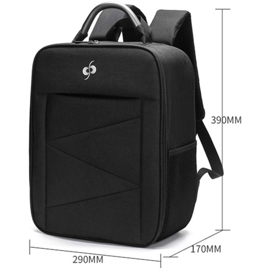 Tragbarer Rucksack Kompatibel für DJI FPV, Stoßfeste Aufbewahrungstasche für FPV Drone Full Set Zubehör - Schwarz