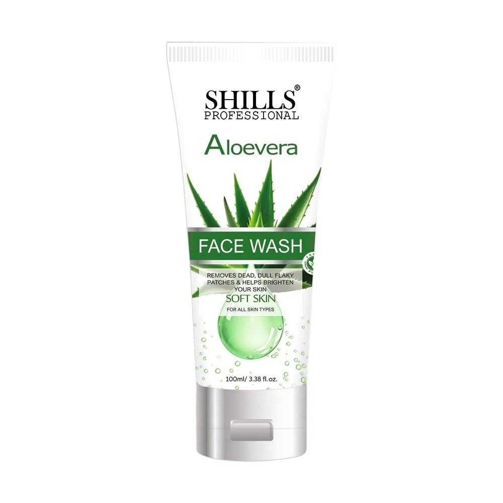 PRATHNA CREATION Aloe Vera Face Wash for Glowing Skin | Hydrating & Soothing Cleanser for Men & Women | Gentle Foaming Daily Face Wash for Fresh & Clear Skin | Suitable for All Skin Types | 100ml (ALOEVERA)