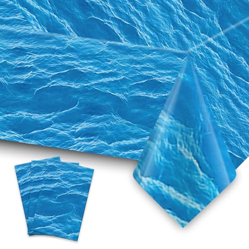 Ocean Waves Disposable Tablecloths (3 PCS)