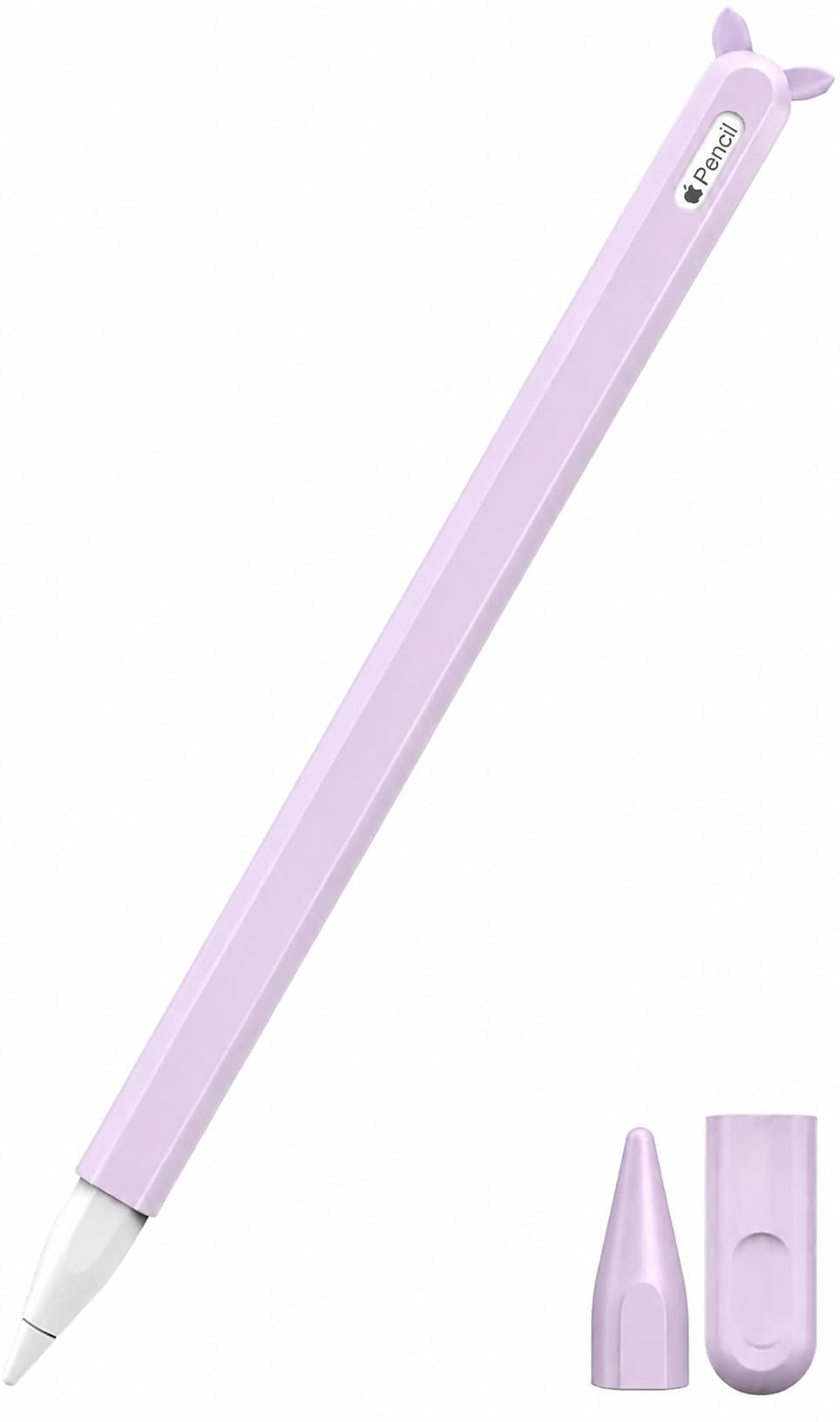 Meyaar Cute Ear Case Silicone Skin Cover for Apple Pencil 2nd Generation, and Protective Nib Cover Accessories Compatible with iPad Pro 11 12.9 inch, (Pink) — Amazon image 12