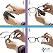 GMS Optical 1.3mm Ultra-Thin / 18mm Long Length - Anti-Slip Adhesive Contoured Silicone Eyeglass Nose Pads with Sticky Backing for Glasses, Sunglasses, and Eye Wear (2 Sets / 5 Pack)(10 Pair)(Black)