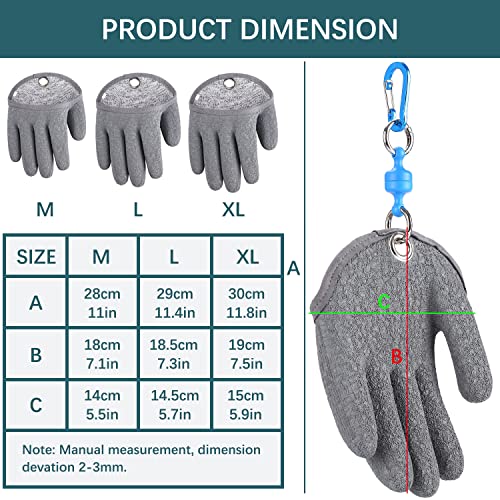 TOPIND Guanti da pesca, guanti da caccia