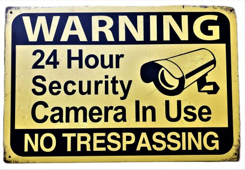 Lot de 2 panneaux de sécurité en métal avec inscription « Keep Out Trespass » - Pour garage, abri de jardin Cover