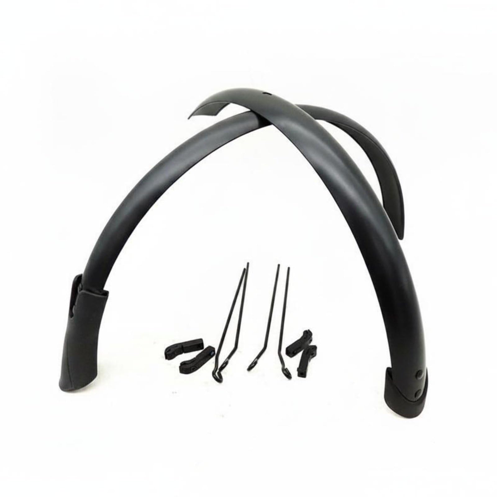 LOVIVER Guard Road Debris Protector Aluminum Alloy Lightweight Full Coverage Tire Mudguard Set Suitable for Commuting Outdoor