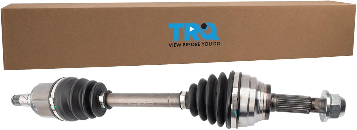 TRQ Front Passenger Side CV Axle Assembly Compatible with 08-12 Infiniti EX35 All Wheel Drive 13 EX37 All Wheel Drive 09-12 G37 X Coupe 13 G37 X Coupe 09-10 M35 X 08-10 M45 X