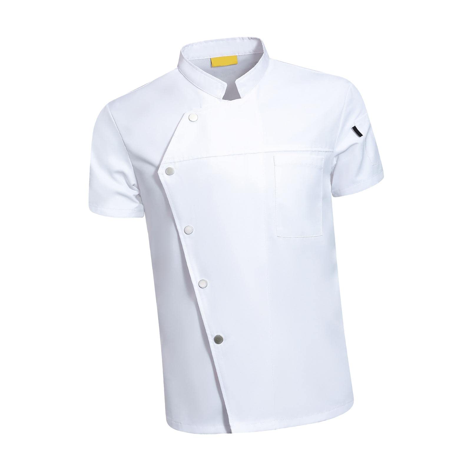Giacca Da Cuoco a Maniche Corte per Professionisti Della Cucina nel Settore Della Ristorazione