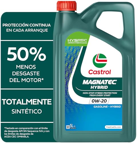 Castrol Magnatec Hybrid 0W-20 Aceite de Motor 5L : Amazon.es