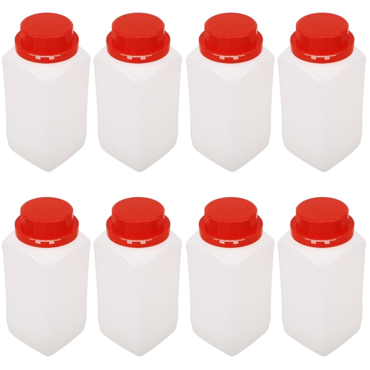 SOLUSTRE 8stücke Labor-reagenzflasche Mit Sicherem Verschluss Leere Chemikalien-behälter Für Probenlagerung Für Labore Und Chemische Anwendungen