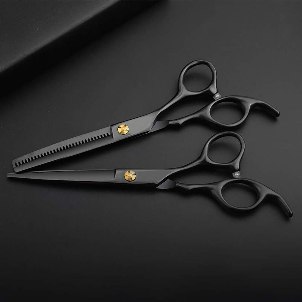 NA Forbici da Barbiere Kit, Forbici Capelli, Forbici per Sfoltire I Capelli, Parrucchiere, Confortevole e Regolabile